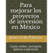 Para Mejorar Los Proyectos de Inversi