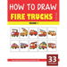 How to Draw Fire Trucks for Kids - Volume 1