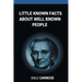 Little Known Facts About Well Known People