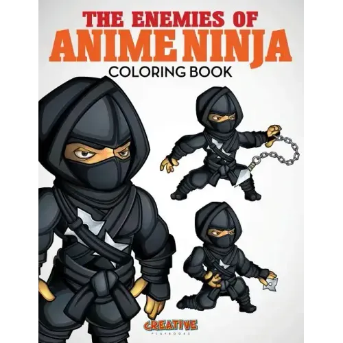 The Enemies of Anime Ninja Coloring Book