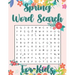 Spring Word Search For Kids: Hello Spring Word Search Puzzle Book Gift for Spring Season Lover