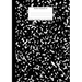 Marble Notebook A4: Black Marble College Ruled Journal