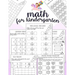 Math for kindergarten: Unicorn Math Activity Book For Kindergarten and First Grade Many Counting Skills Practice Missions Tracing Addition Cu