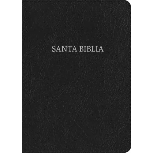 Rvr 1960 Biblia Compacta Letra Grande, Negro Piel Fabricada