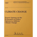 Climate Change: Expert Opinion on the Economics of Policy Options to Address Climate Change: Report to Congressional Requesters