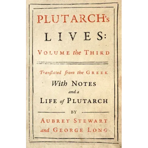 Plutarch's Lives - Vol. III