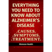 Everything you need to know about Alzheimer's Disease: Causes, Symptoms, Treatment