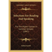 Selections For Reading And Speaking: For The Higher Classes In Common Schools (1847)