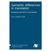 Semantic differences in translation