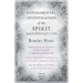 Experimental Investigation of the Spirit Manifestations, Demonstrating the Existence of Spirits and their Communion with Mortals - Doctrine of the Spi