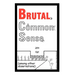 Brutal Common Sense: Among Other Observations