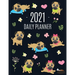 Pug Planner 2021: Funny Tiny Dog Monthly Agenda For All Your Weekly Meetings, Appointments, Office & School Work January - December Calendar Cute Cani
