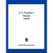 A. S. Pushkin V Muzyke (1899)