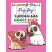 Unicorn & donut pug dog Sudoku 6x6 Games Book: Sudoku 6x6 Paper Game for Kids, Activity Book to play, for Children, Family For Road Trips, Vacation, H