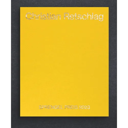 Christian Retschlag: Sprengel Prize 2023