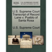 U.S. Supreme Court Transcript of Record Lane V. Pueblo of Santa Rosa