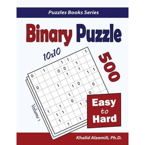 Binary Puzzle: 500 Easy to Hard (10x10)