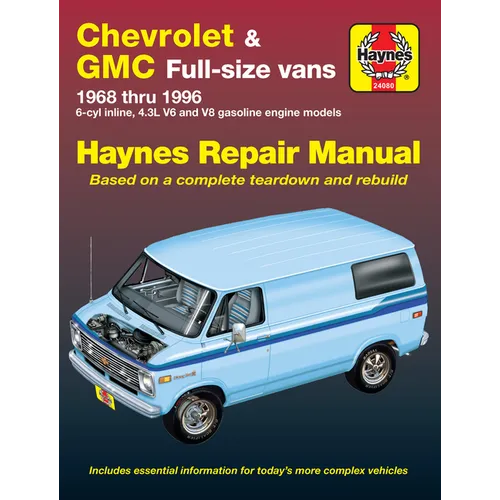 Chevrolet & GMC Full-Size Vans 1968-96