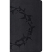 ESV Thinline Bible, Red Letter (Trutone, Charcoal, Crown Design)