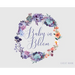 Baby in Bloom, Baby Shower hardback Guest Book (landscape)