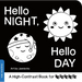 Hello Night, Hello Day: A High-Contrast Book for Tummytime