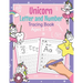 Unicorn Letter and Number Tracing Book Ages 3 - 5: Magical Practice Workbook for Preschoolers Trace Letters and Numbers Book for Kindergarten and Pre