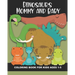 Dinosaur Mommy and Baby Coloring Book for Kids Ages 1-5: Cute and Simple Dino Images Aimed at Preschoolers and Toddlers - Mother and Child Dinosaurs -