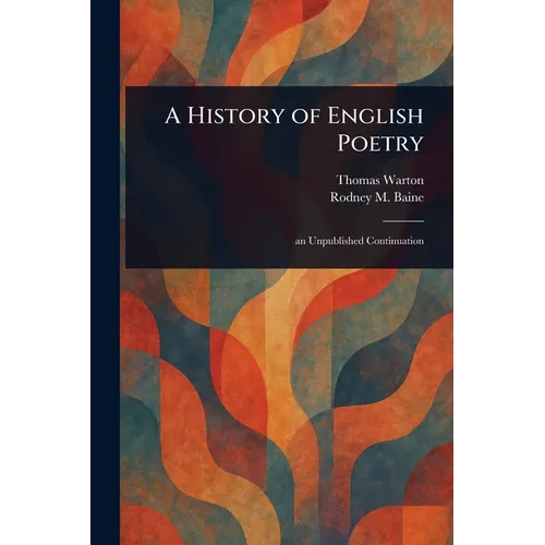 A History of English Poetry
