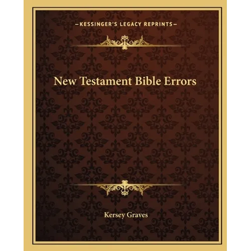 New Testament Bible Errors