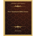 New Testament Bible Errors