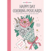 Happy Day Coloring Postcards: 20 All-Occasion Cards to Color, Sign, and Send