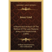 Jenny Lind: A Record And Analysis Of The Method Of The Late Madame Jenny Lind-Goldschmidt (1894)