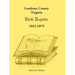 Loudoun County, Virginia Birth Register 1853-1879
