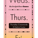 New York Times Games Thursday Crosswords: 50 Medium Puzzles