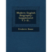 Modern English Biography: (supplement V.1-3)...