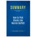 Summary: How to Pick Stocks Like Warren Buffett: Review and Analysis of Vick's Book