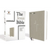 The Jesus Bible, NIV Edition, Cloth Over Board, Gray Linen, Comfort Print