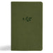 NASB Single-Column Personal Size Bible, Olive Leathertouch