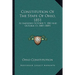 Constitution Of The State Of Ohio, 1851: As Amended October 9, 1883 And October 13, 1885 (1889)