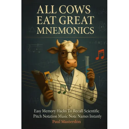 All Cows Eat Great Mnemonics - Easy Memory Hacks to Recall Scientific Pitch Notation Music Notes Names & Locations Instantly