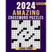 2024 Amazing Crossword Puzzles Large Print-100 Puzzles: Crossword Puzzles Book With Solution