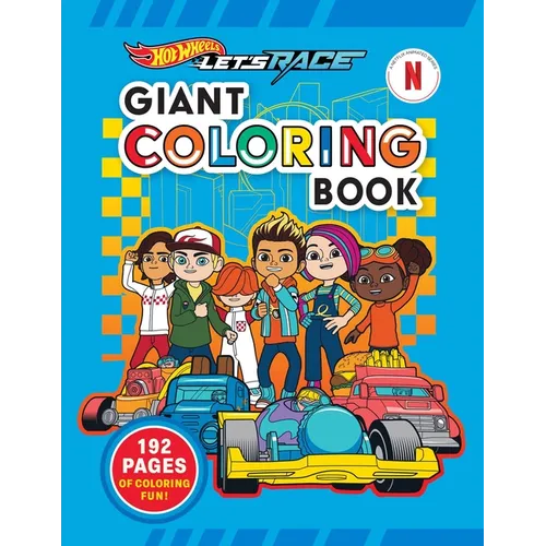Hot Wheels: Let's Race Giant Coloring Book