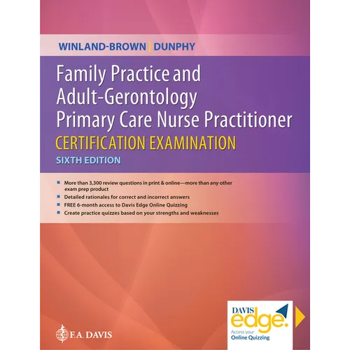 Family Practice and Adult-Gerontology Primary Care Nurse Practitioner Certification Examination