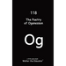 The Poetry of Oganesson