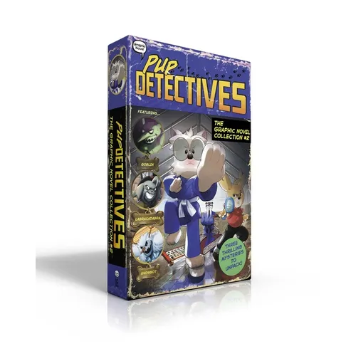 Pup Detectives the Graphic Novel Collection #2 (Boxed Set): Ghosts, Goblins, and Ninjas!; The Missing Magic Wand; Mystery Mountain Getaway