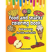 Food and snacks coloring book: Color Your Appetite: bold and easy for kids and adults