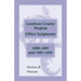 Loudoun County, Virginia Office Judgments, 1822-1827 and 1827-1835