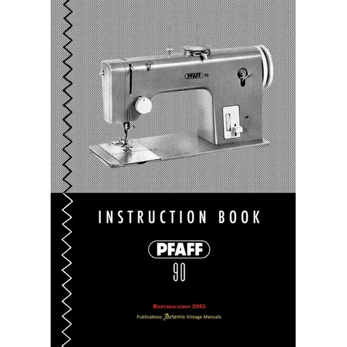 PFAFF 90 - Instruction Book