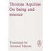 On Being and Essence