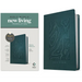 NLT Thinline Reference Bible, Filament Enabled Edition (Red Letter, Leatherlike, Teal Blue)